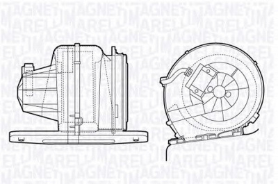 MAGNETI MARELLI 069412661010 -  Электродвигатель, вентиляция салона